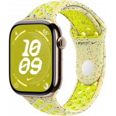 Умные часы Apple Watch Series 10 GPS + Cellular 42mm Titanium Gold Case with Volt Splash Nike Sport Band