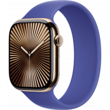 Умные часы Apple Watch Series 10 GPS + Cellular 42mm Titanium Gold Case with Ultramarine Solo Loop Band