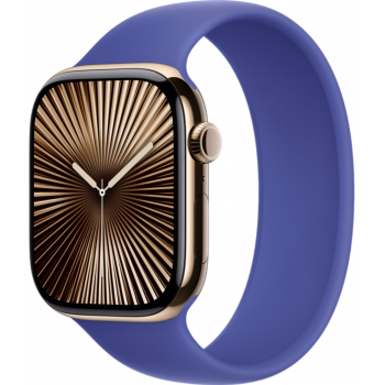 Умные часы Apple Watch Series 10 GPS + Cellular 46mm Titanium Gold Case with Ultramarine Solo Loop Band