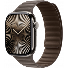 Умные часы Apple Watch Series 10 GPS + Cellular 46mm Titanium Natural Case with Dark Taupe Magnetic Link