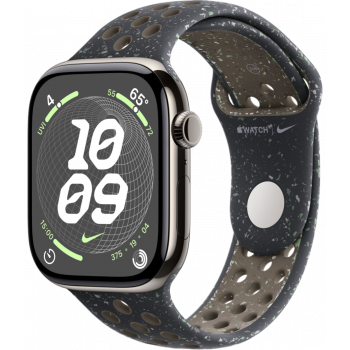 Умные часы Apple Watch Series 10 GPS + Cellular 42mm Titanium Natural Case with Midnight Sky Nike Sport Band