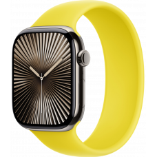 Умные часы Apple Watch Series 10 GPS + Cellular 46mm Titanium Natural Case with Star Fruit Solo Loop Band