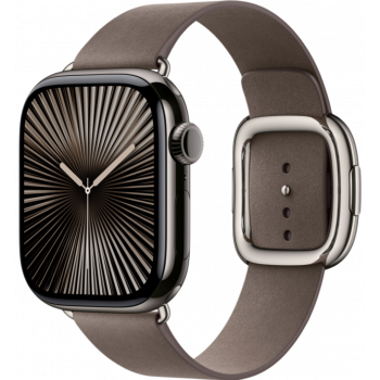 Умные часы Apple Watch Series 10 GPS + Cellular 42mm Titanium Slate Case with Dark Taupe Modern Buckle (размер M)