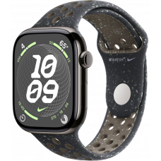 Умные часы Apple Watch Series 10 GPS + Cellular 42mm Titanium Slate Case with Midnight Sky Nike Sport Band