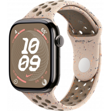 Умные часы Apple Watch Series 10 GPS + Cellular 42mm Titanium Slate Case with Desert Stone Nike Sport Band