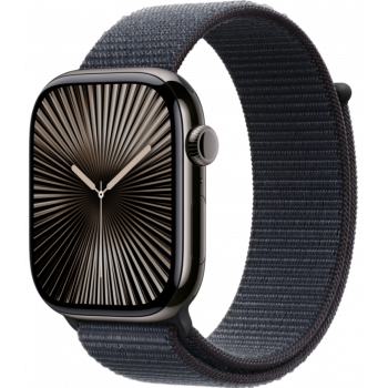 Умные часы Apple Watch Series 10 GPS + Cellular 46mm Titanium Slate Case with Ink Textile Sport Loop