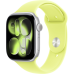 Умные часы Apple Watch Series 11 42mm Aluminum Silver Case with Neon Yellow Sport Band (размер S/M)