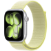 Умные часы Apple Watch Series 11 46mm Aluminum Silver Case with Neon Yellow Sport Loop