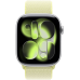 Умные часы Apple Watch Series 11 46mm Aluminum Silver Case with Neon Yellow Sport Loop