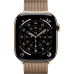 Умные часы Apple Watch Series 11 42mm Titanium Gold Case with Gold Milanese Loop