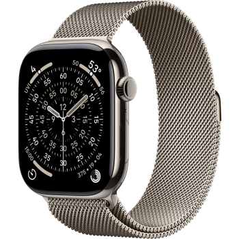 Умные часы Apple Watch Series 11 42mm Titanium Natural Case with Natural Milanese Loop