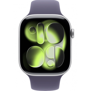 Умные часы Apple Watch Series 11 42mm Silver Aluminum Case with Purple Fog Sport Band M/L