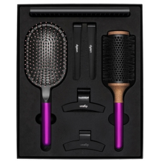 Подарочный набор для стилизации Dyson Hair Clips + Crest + Paddle Fuchsia