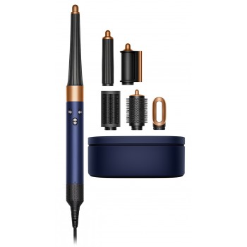 Стайлер Dyson HS08 Airwrap i.d. and Strait+Wavy Prussian Blue/Rich Copper с кейсом