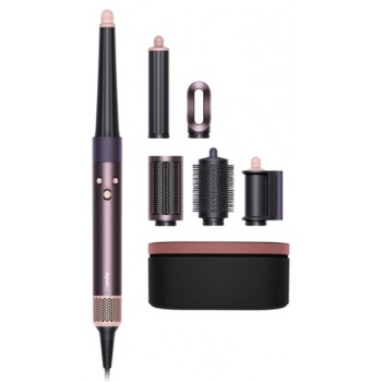 Стайлер Dyson HS08 Airwrap i.d. and Strait+Wavy Jasper Plum с кейсом