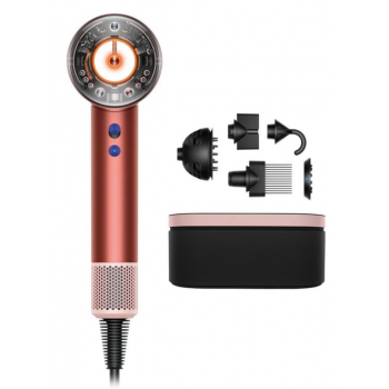 Фен Dyson Supersonic Nural HD16 Strawberry Bronze/Blush Pink Diffuse for Curly с кейсом