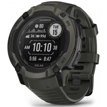 Часы Garmin Instinct 2X Solar Moss Bezel with Moss Silicone Band