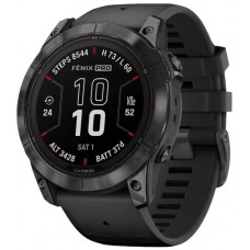 Умные часы Garmin Fenix  7X Pro - Sapphire Solar Carbon Gray DLC Titanium