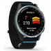 Часы Garmin Approach J1 Cloud Blue Aluminum Bezel with Black/Azure ComfortFit Fabric Band