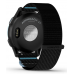 Часы Garmin Approach J1 Cloud Blue Aluminum Bezel with Black/Azure ComfortFit Fabric Band