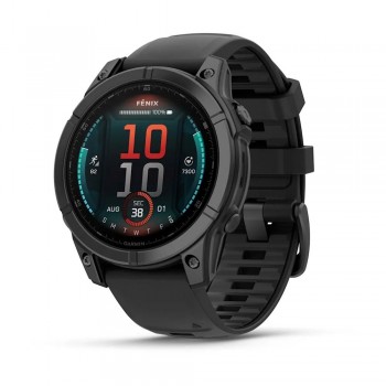 Умные часы  Garmin Fenix E - 47 mm AMOLED Slate Gray Steel / Black
