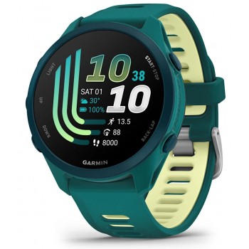 Умные часы Garmin Forerunner 170 Music Teal Green with Citron Band