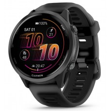 Умные часы Garmin Forerunner 570 47 mm Slate Gray Aluminum Translucent Black / Black