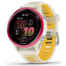 Умные часы Garmin Forerunner 570 42 mm Raspberry Aluminum Translucent Bone / Mango