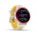 Умные часы Garmin Forerunner 570 47 mm Amp Yellow Aluminum Translucent Whitestone / Turquoise