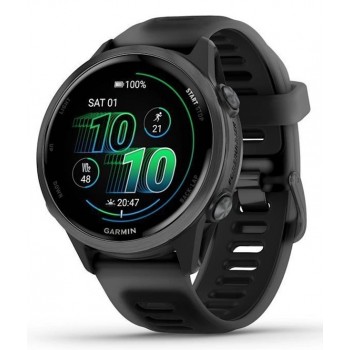 Умные часы Garmin Forerunner 570 42 mm Slate Gray Aluminum Translucent Black / Black