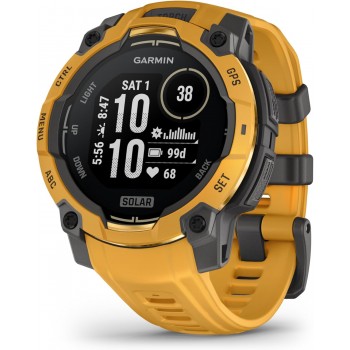 Часы Garmin Instinct 3 - 45 mm Solar Sunburst / Gray
