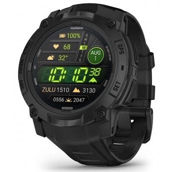 Часы Garmin Instinct 3 - 50 mm AMOLED, Tactical Edition Black