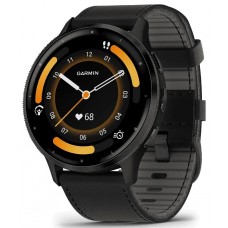 Часы Garmin Venu 3 Black Leather Band