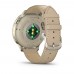 Часы Garmin Venu 4 - 41mm Lunar Gold / Bone Silicone / Light Sand Leather Band