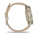 Часы Garmin Venu 4 - 41mm Lunar Gold / Bone Silicone / Light Sand Leather Band