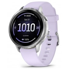 Часы Garmin Venu 4 - 41mm Silver / Periwinkle Silicone