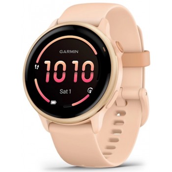 Часы Garmin Vivoactive 6 Metallic Pink Dawn/Pink Dawn