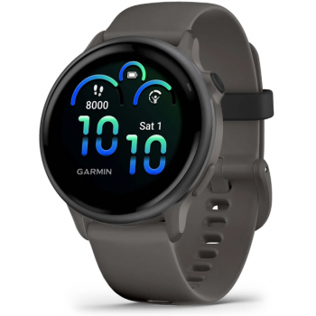 Часы Garmin Vivoactive 6 Slate with Pebble Gray Band