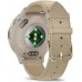 Часы Garmin Venu 3S Soft Gold/French Gray Leather Band (Нежное золото / Французский серый) 