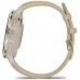 Часы Garmin Venu 3S Soft Gold/French Gray Leather Band (Нежное золото / Французский серый) 