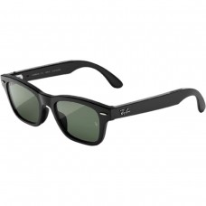 Умные очки Ray-Ban Meta Burbank Standard Matte Black/Transitions Graphite Green