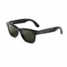 Умные очки Ray-Ban Meta Wayfarer Gen 3 Standard fit Shiny Black/Green