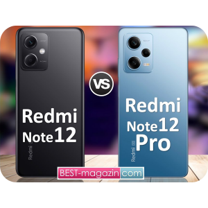 Сравнение Xiaomi Redmi Note 12 и Note 12 Pro 5G: какой лучше