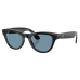 Умные очки Ray-Ban Meta Gen 2 Skyler RW4014 Shiny Black, Clear/Cerulean Blue Transitions