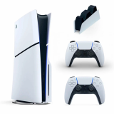 Игровая приставка Sony PlayStation 5 Slim с дисководом + 2-й геймпад + зарядная станция