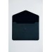 Чехол-конверт кожаный DOST Leather co. для MacBook Air 13"/Pro 13"  2017-2020г. (Цвет: Сапфир)