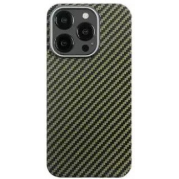 Чехол-накладка K-Doo Kevlar Case для iPhone 14 Pro Max карбоновый Green (Зеленый)