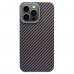 Чехол-накладка K-Doo Kevlar Case для iPhone 13 Pro карбоновый (Черно-коричневый)