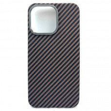 Чехол-накладка K-Doo Kevlar Case для iPhone 13 Pro Max карбоновый (Черно-коричневый)