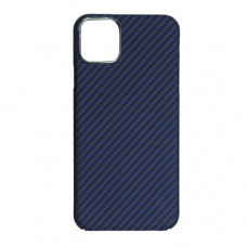 Чехол-накладка KZDOO Keivlar для iPhone 14 Pro Max карбоновый Blue (Синий)
